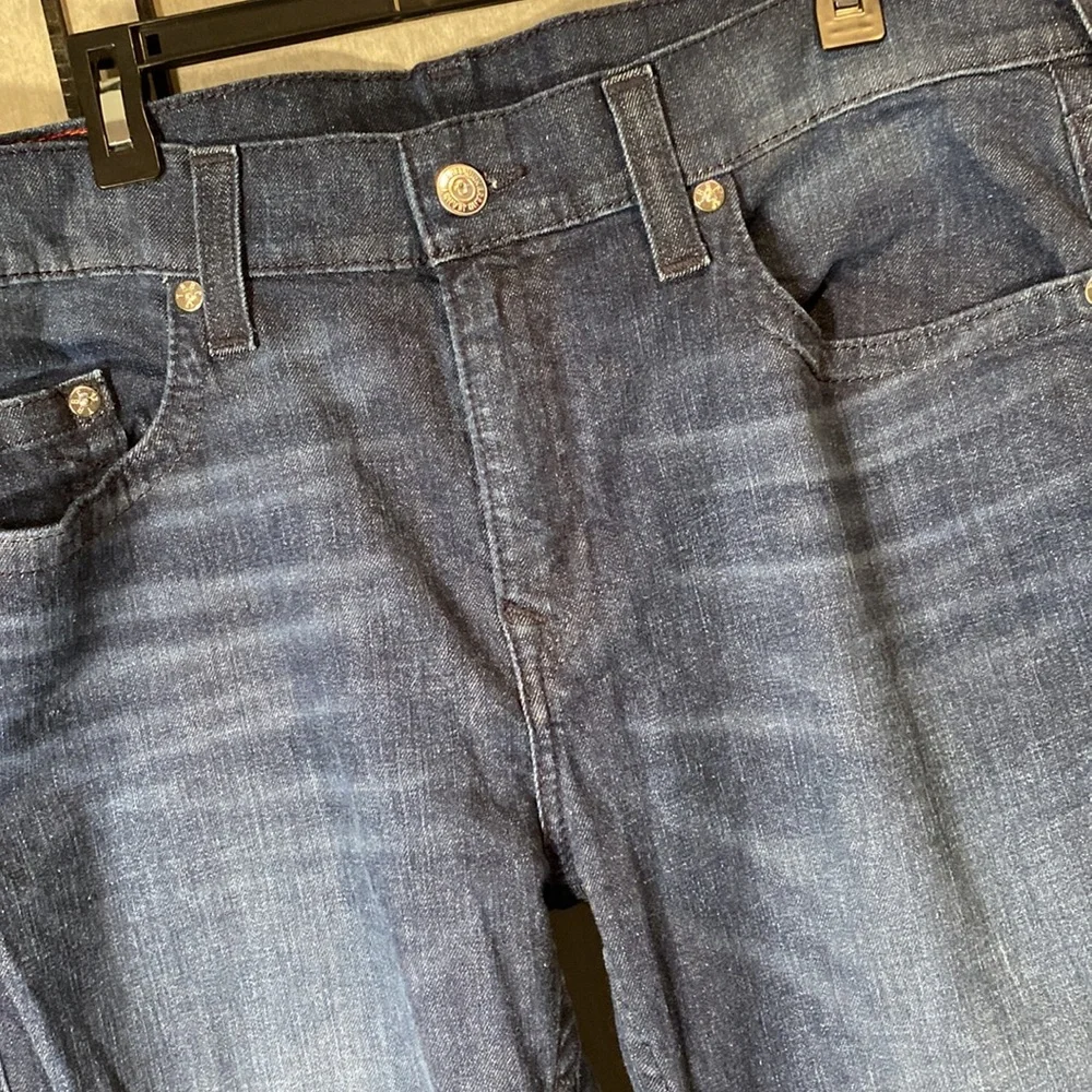 True Religion size 38 Rocco jeans dark denim like new!